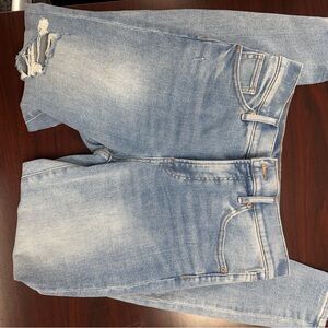 Express Light Blue Women's Skinny Jeans High Wasted Size 8L